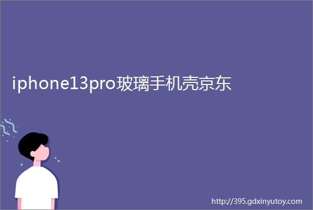 iphone13pro玻璃手机壳京东